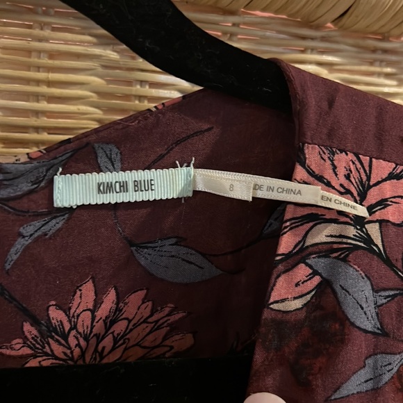 Kimchi Blue Floral Plum Romper - Picture 2 of 5